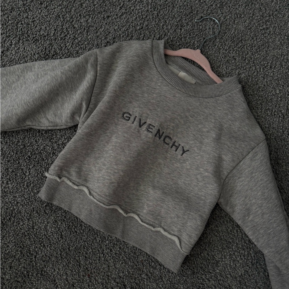 Givenchy Gray Kids Sweater & Pants Set